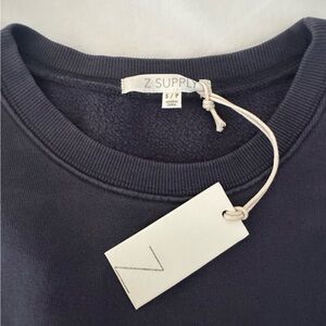 Z Supply Gray Crewneck Sweater Soft Knit Relaxed Fit